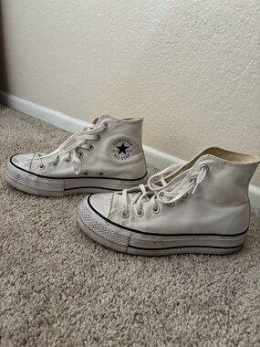 Converse High Top Sneakers - Off-White